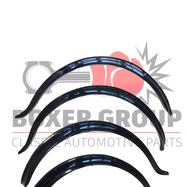 Group 2 Wide Wheel Arches Fiberglass – Black (With Rubber)