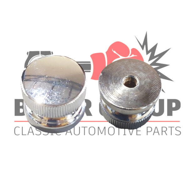 Grille Button Knob Only Chrome (Single)