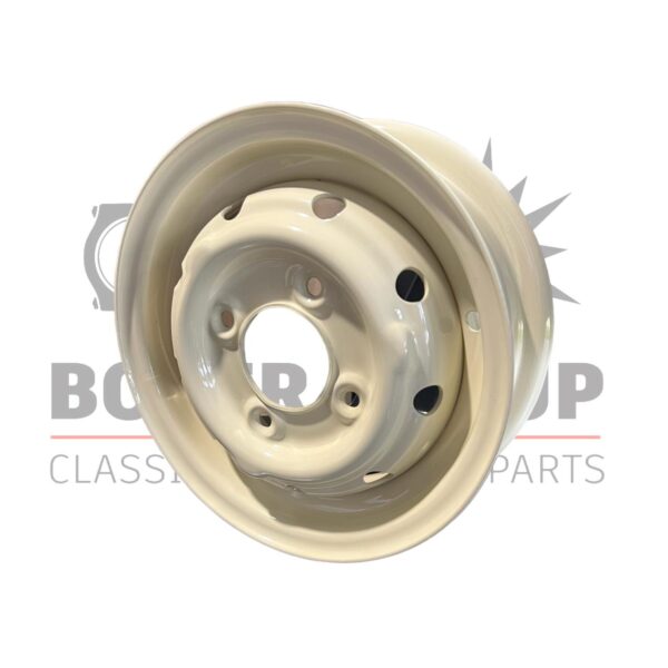 Cooper S 3.5″ X 10″ Steel Wheel Rim – Old English White