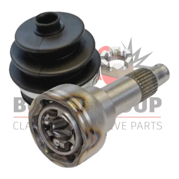 CV Joint With Hub Nut. Gaiter and Circlip  –  Disk
