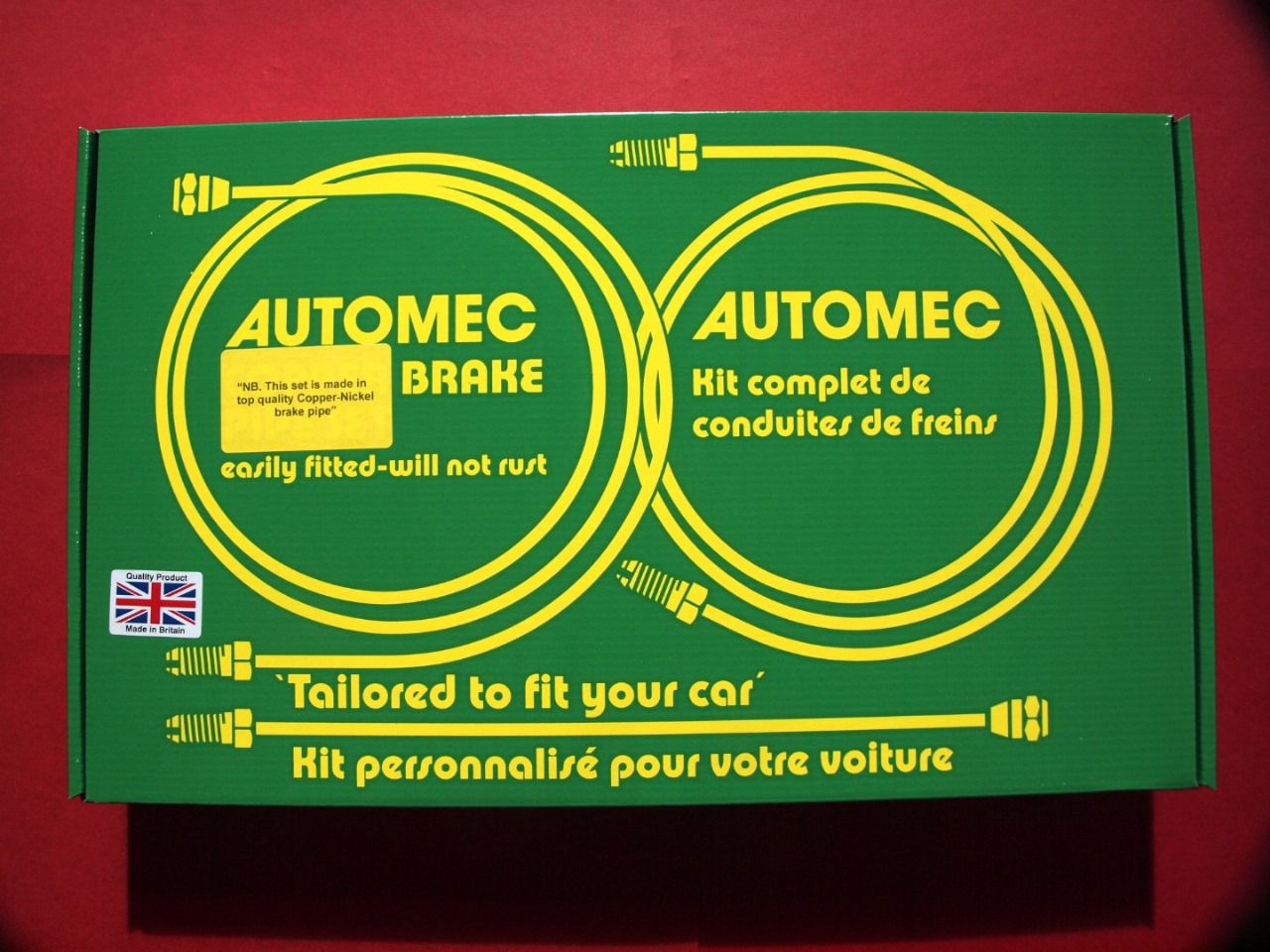 Brakepipe Kit Single Line Dry Suspension Less Servo - Image 3