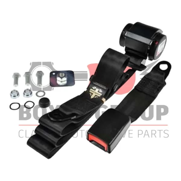 Mini Spares Rear Inertia Seat Belt Black