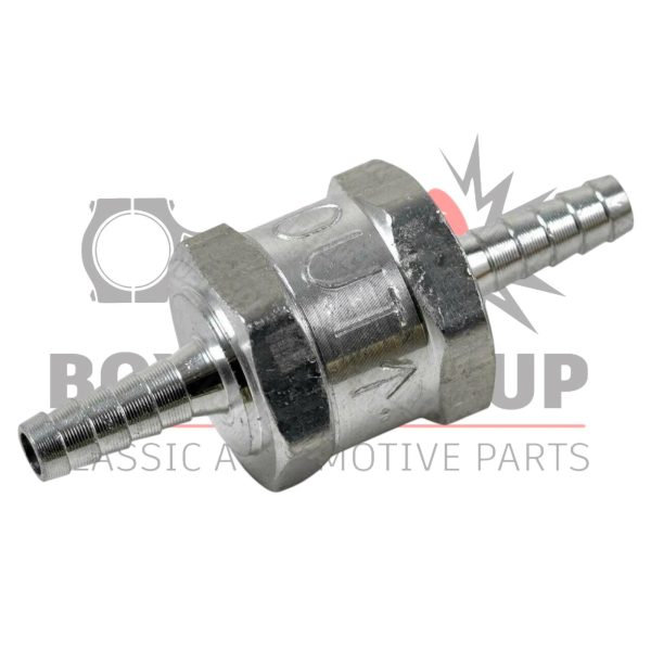 6Mm 1/4″ Alloy Inline Push On Non Return Valve One Way Fuel Petrol And Diesel