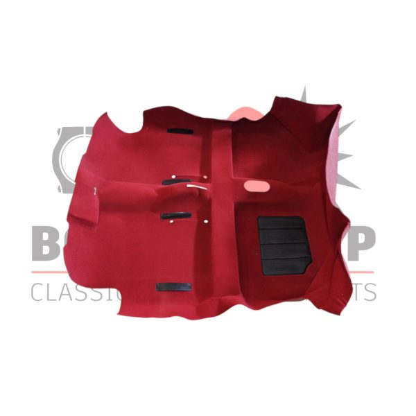 Mini MPI Red Moulded 1 Piece Carpet Set1997-2000 RHD