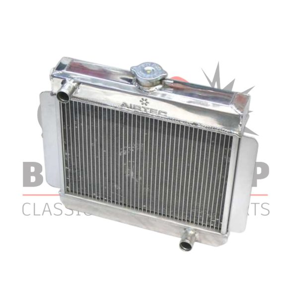 Airtec alloy radiator: Ford Escort Mk1\Mk2 straight top outlet