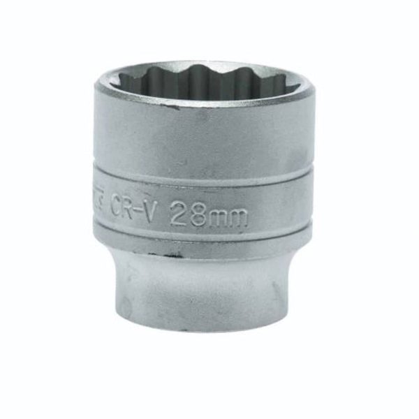 1/2″ Socket 12 pt Metric 28mm