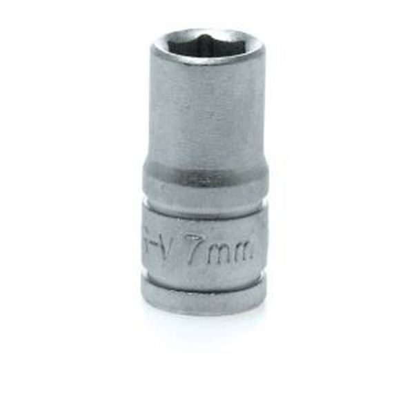 1/4″ Socket 6 pt Metric 7mm