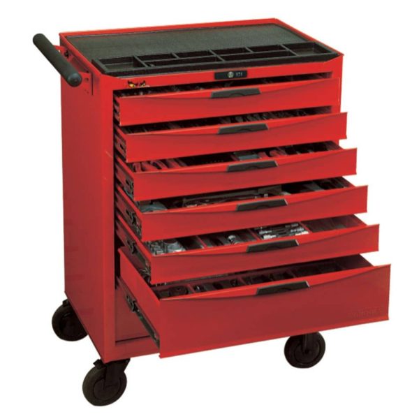 26″ PRO Cabinet TT Tool Kit 491 Pieces Red