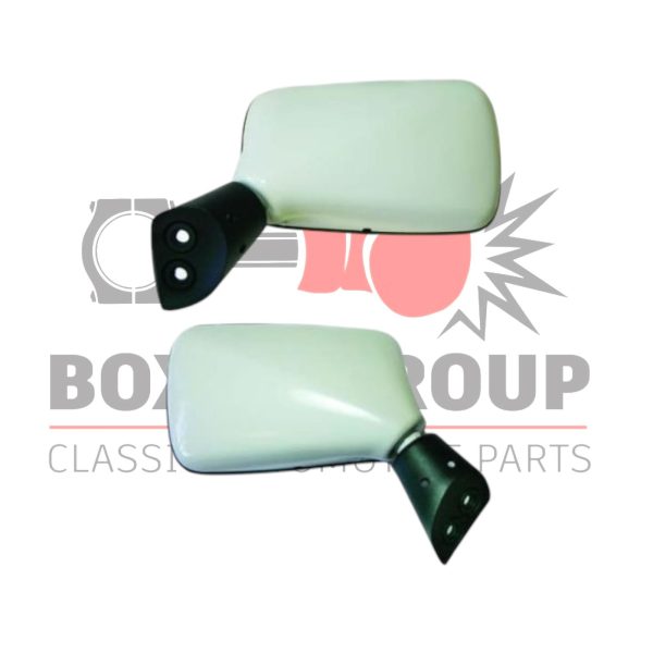 Mirror Pair CRB10184/5MS For Door With White Backs