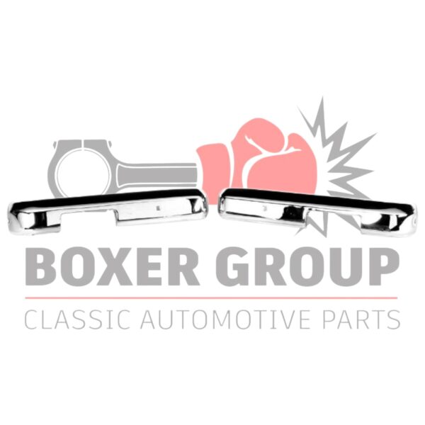 Front 1\4 bumper chrome LH & RH as pair – Ford Escort Mk2