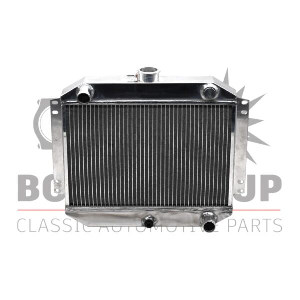 Coolex alloy radiator (polished): Ford Escort Mk1\Mk2 (straight top outlet) & Anglia 105E