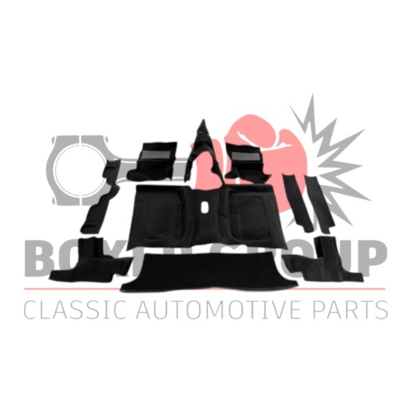 Moulded Carpet Set – Black – Triumph Spitfire All Models